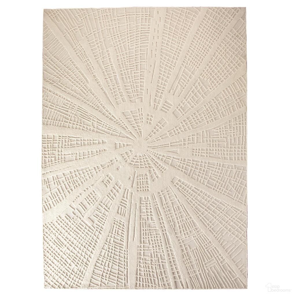 The appearance of Vortex 5' x 8' Rug In Ivory designed by Global Views in the modern / contemporary interior design. This ivory piece of furniture was selected by 1StopBedrooms from Vortex Collection to add a touch of cosiness and style into your home. Sku: 791292. Material: Leather.