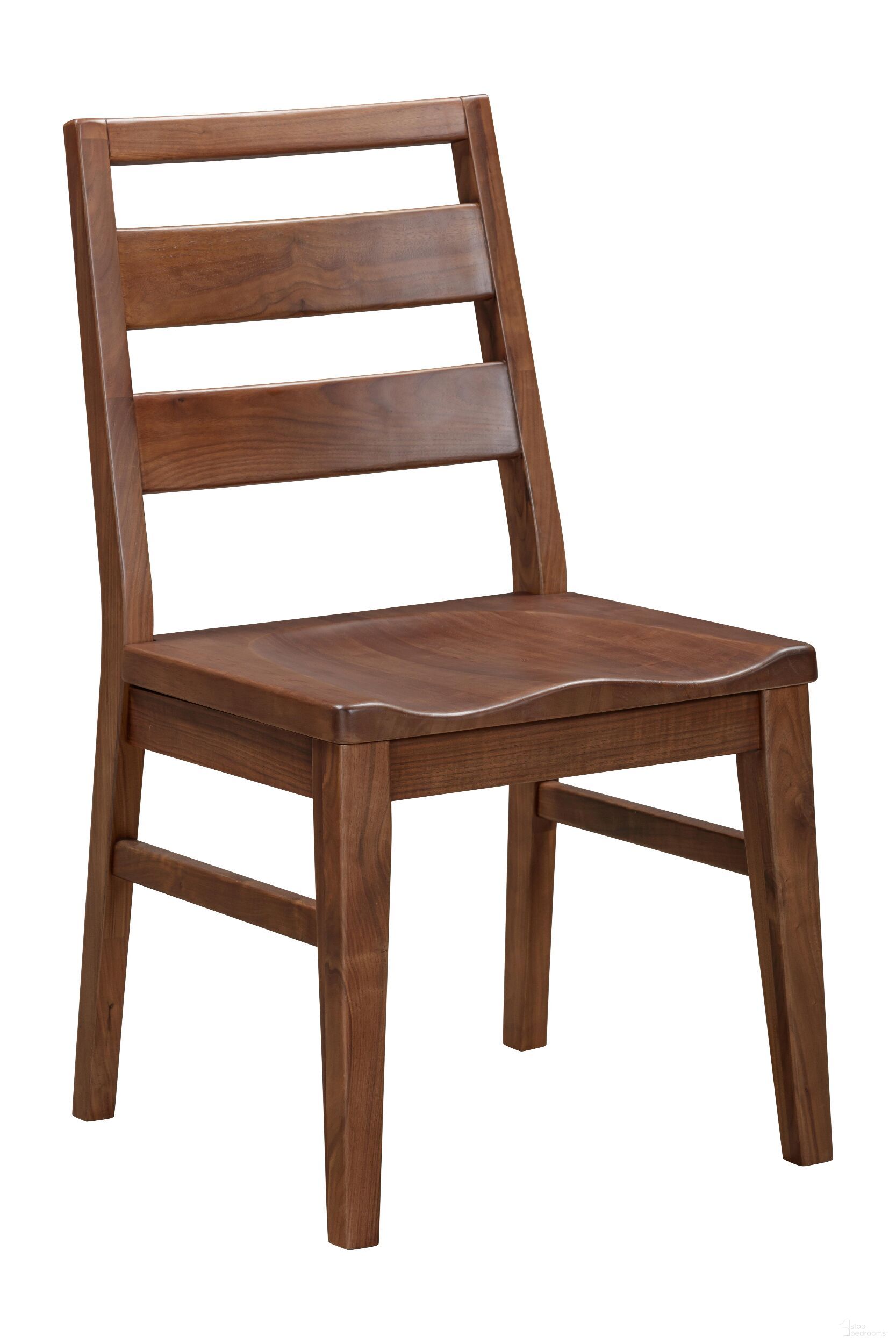 The appearance of Voss Ladderback Chair with Wood Seat Set of 2 In Sable designed by A-America in the modern / contemporary interior design. This sable piece of furniture was selected by 1StopBedrooms from Voss Collection to add a touch of cosiness and style into your home. Sku: VOSSA2562. Chair Type: Side Chair. Material: Walnut.