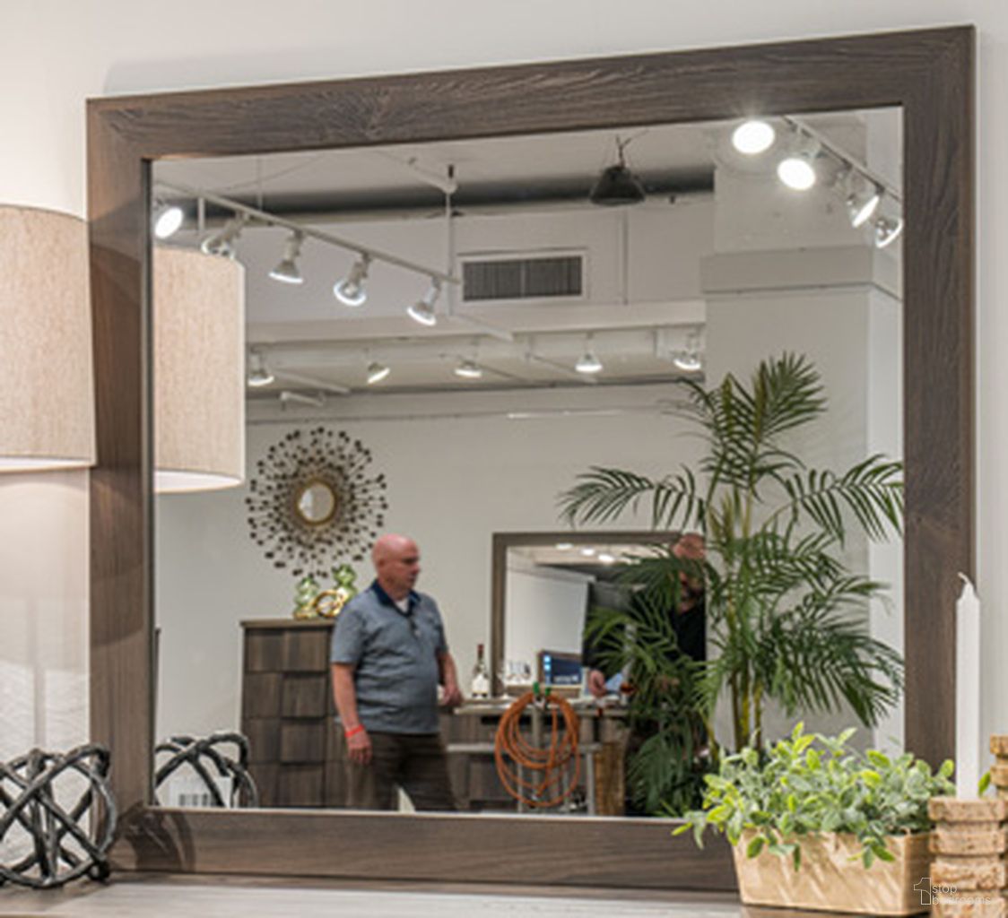 Votanic Bedroom Mirror In Dark Brown