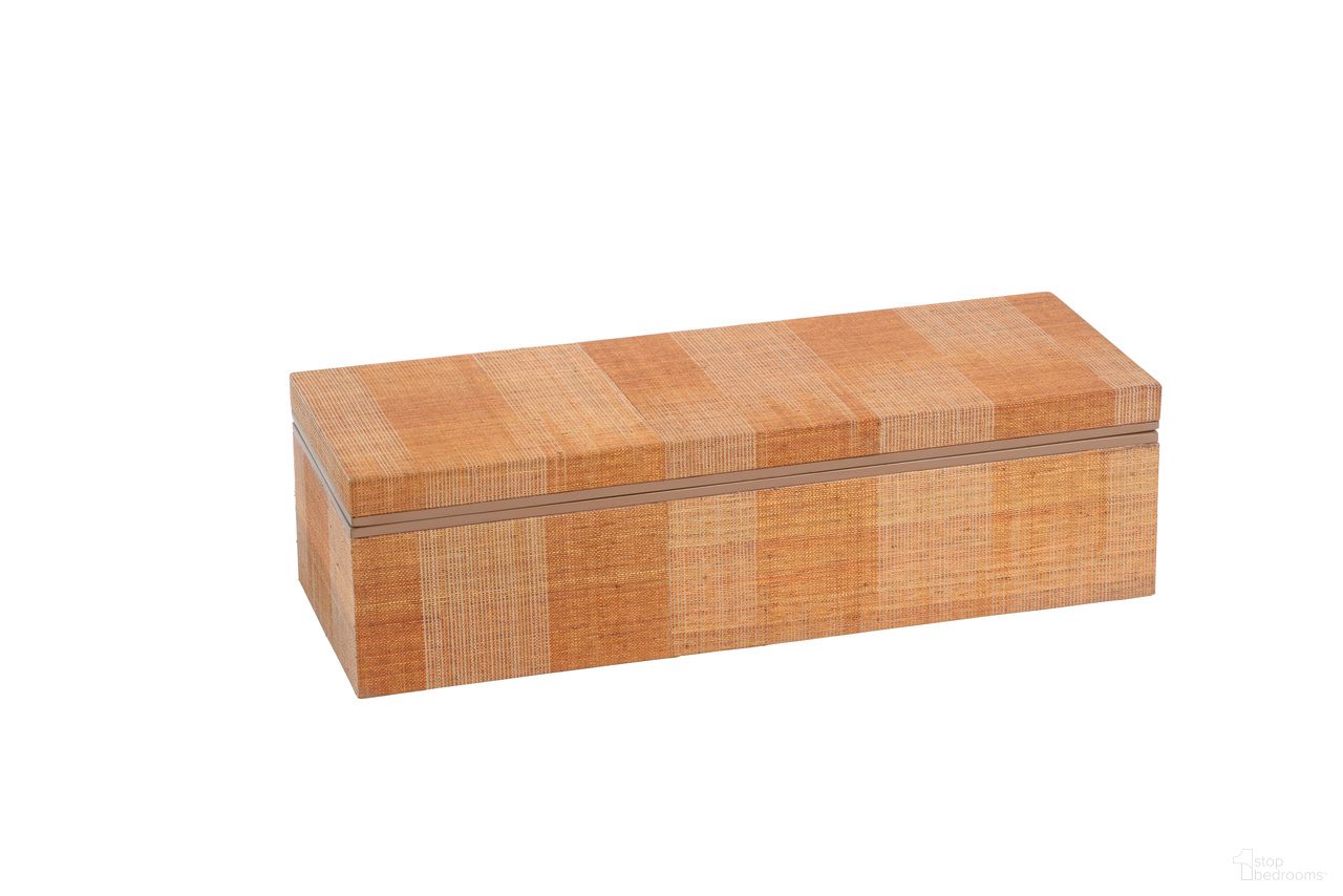 The appearance of Wadley Box In White and Orange designed by Chelsea House in the modern / contemporary interior design. This white/orange piece of furniture was selected by 1StopBedrooms from Chelsea House Misc Collection to add a touch of cosiness and style into your home. Sku: 385265. Material: Abaca.