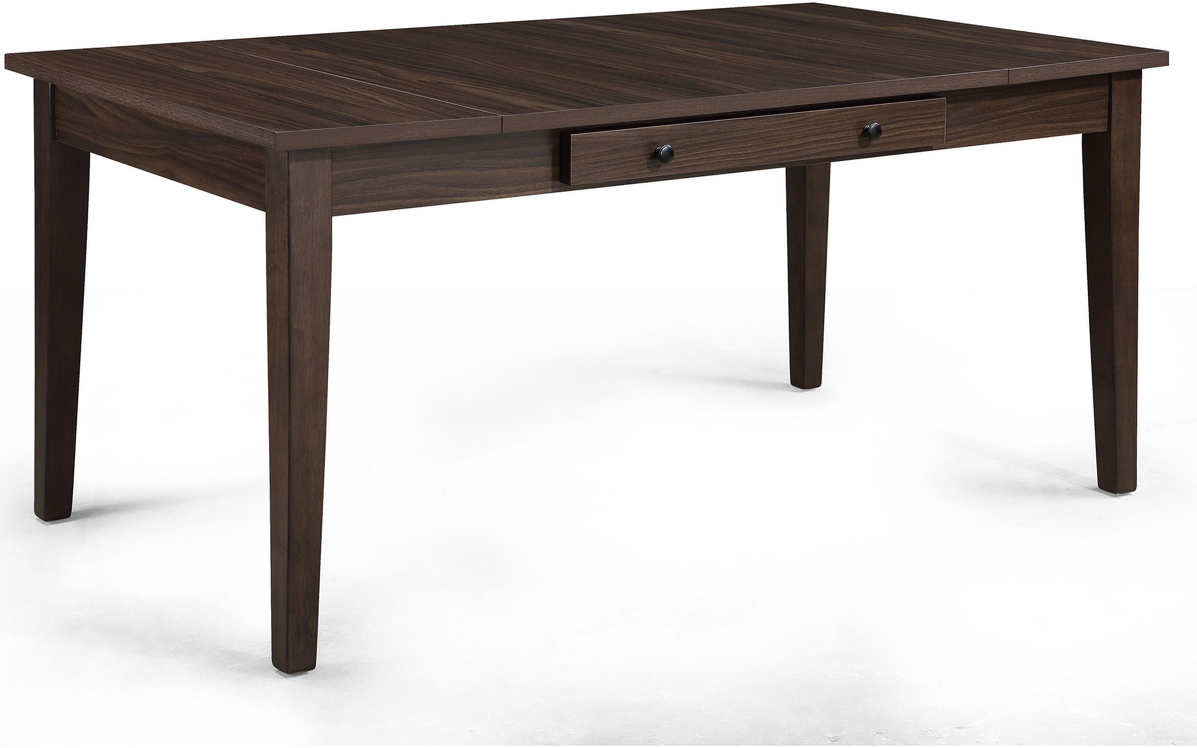 The appearance of Wagner Dining Table with Storage In Brown designed by Crown Mark in the transitional interior design. This brown piece of furniture was selected by 1StopBedrooms from Wagner Collection to add a touch of cosiness and style into your home. Sku: 2326T-3666. Table Base Style: Legs. Material: MDF. Table Top Shape: Rectangular. Size: 36" x 66".