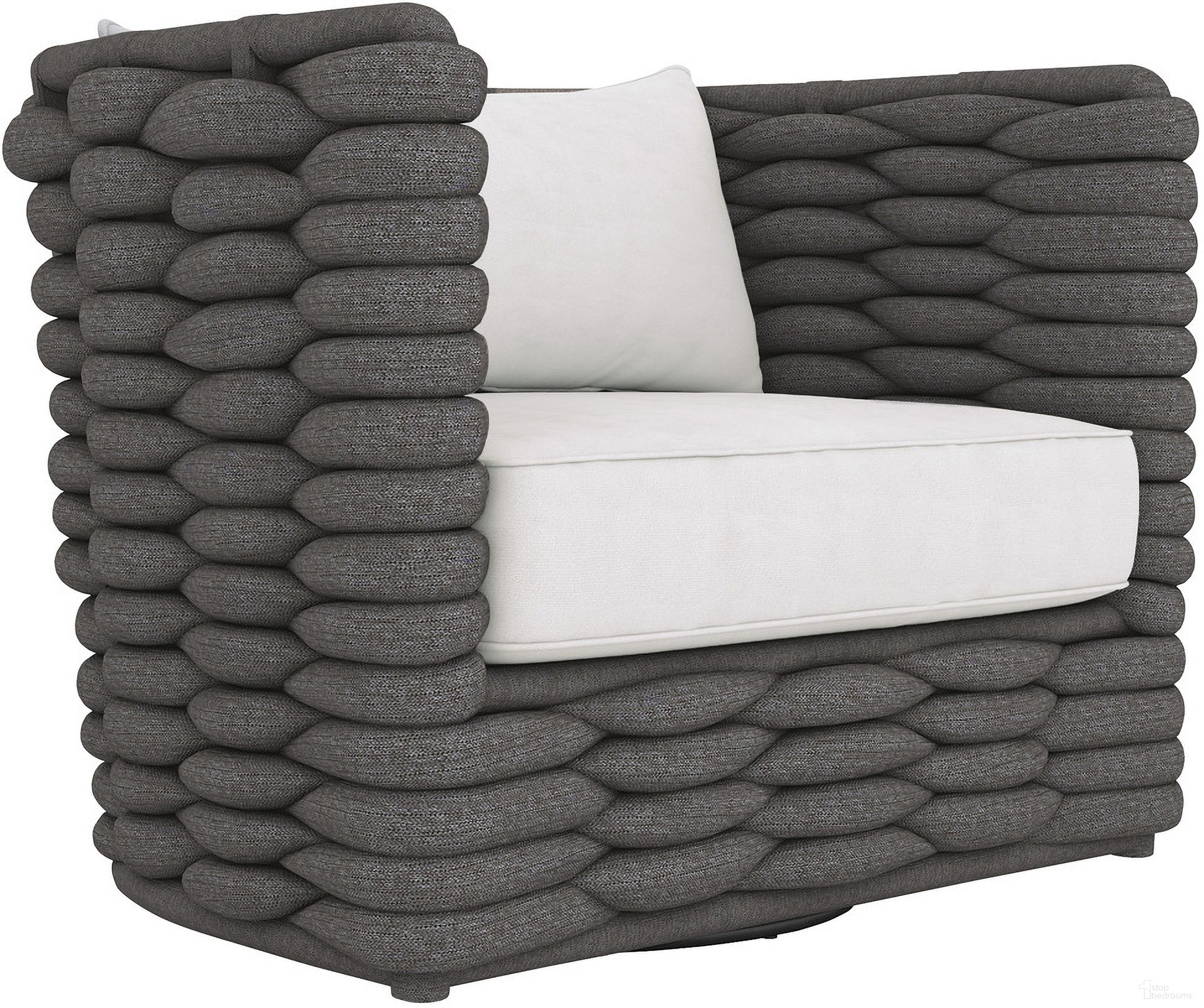 The appearance of Wailea Outdoor Swivel Chair In White and Cream designed by Bernhardt in the modern / contemporary interior design. This white/cream piece of furniture was selected by 1StopBedrooms from Wailea Collection to add a touch of cosiness and style into your home. Sku: OP214SC. Material: Fabric.