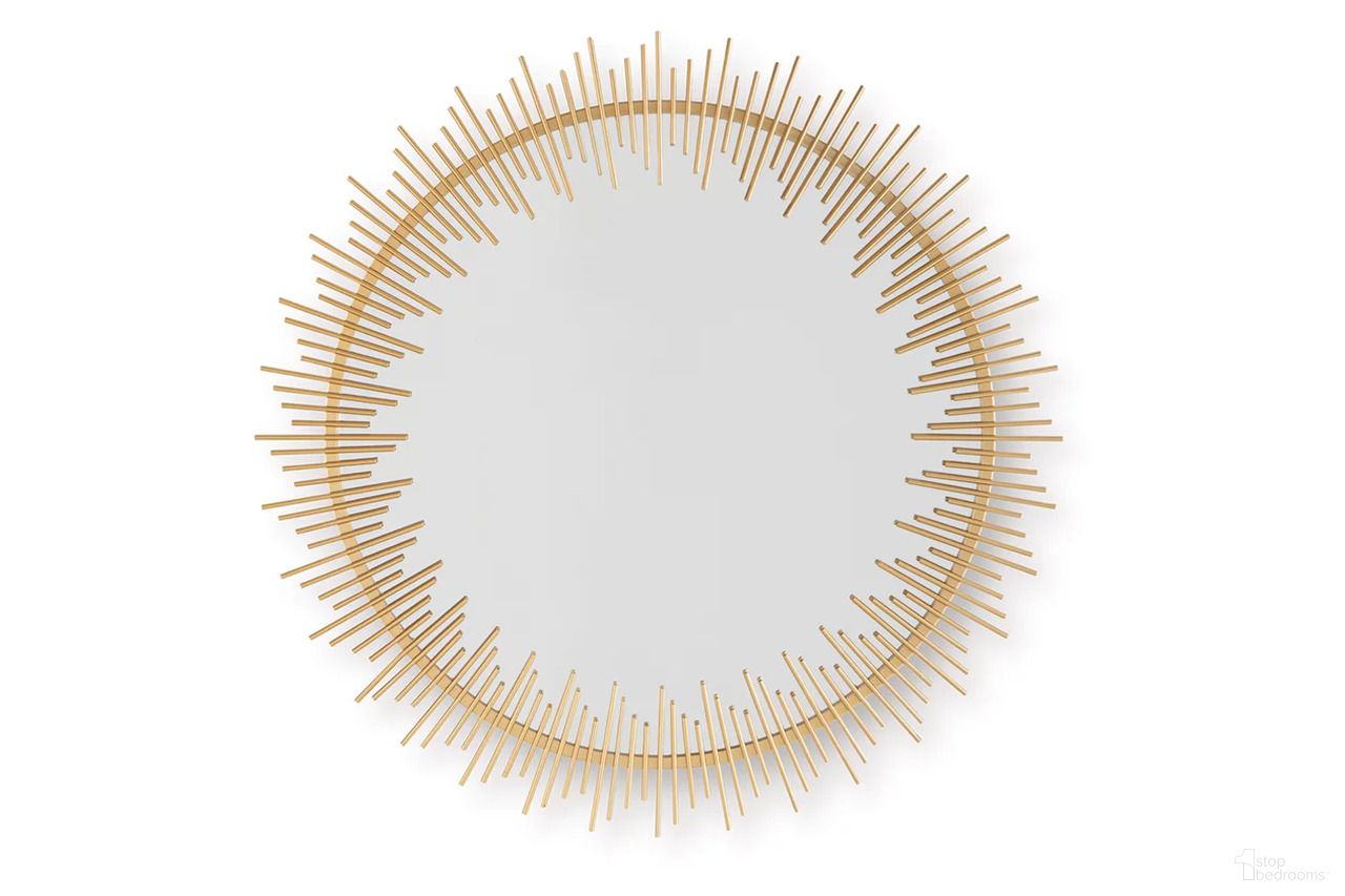 Wainport Accent Mirror In Gold