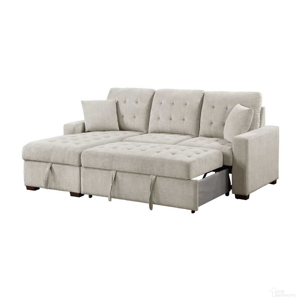 The appearance of Waitsfield 2-Piece Sectional with Left Chaise, Pull-out Bed and Hidden Storage In Brown designed by Homelegance in the modern / contemporary interior design. This brown piece of furniture  was selected by 1StopBedrooms from Waitsfield Collection to add a touch of cosiness and style into your home. Sku: 9816SN-RL;9816SN-LC. Material: Textured. Layout: Sofa & Chaise.