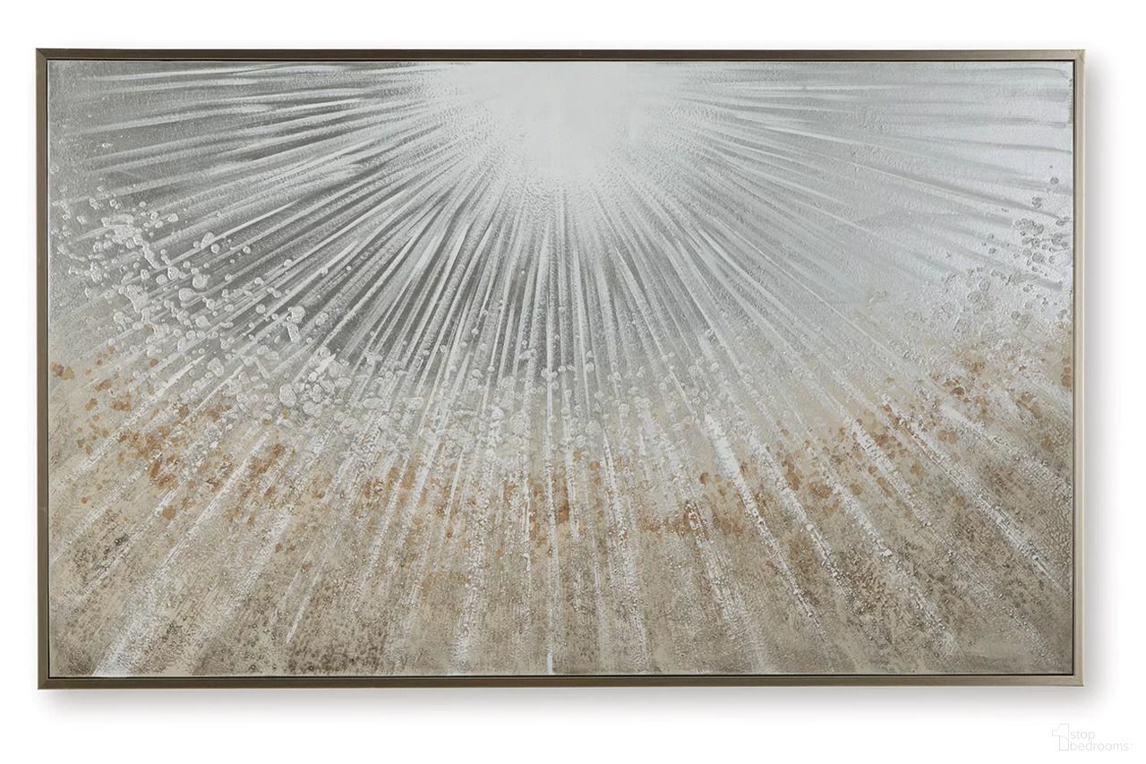 Waldard Wall Art In Gray/Taupe/White