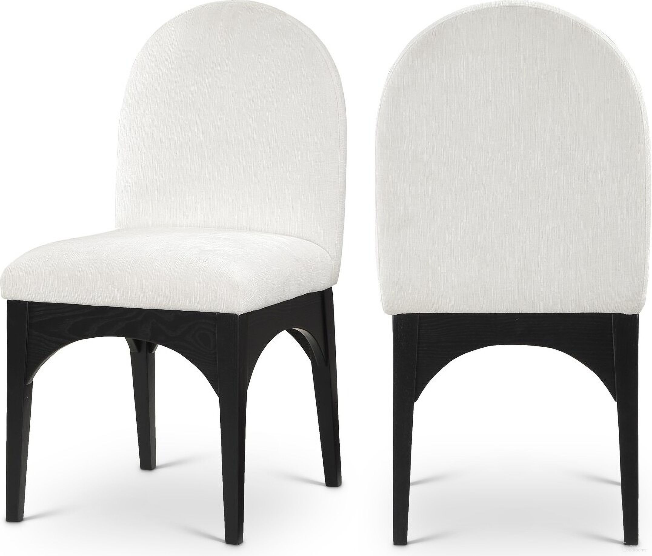 The appearance of Waldorf Chenille Fabric Dining Side Chair In Cream/Black designed by Meridian in the modern / contemporary interior design. This cream piece of furniture was selected by 1StopBedrooms from Waldorf Collection to add a touch of cosiness and style into your home. Sku: 378Cream-SC. Material: Wood. Chair Type: Side Chair.