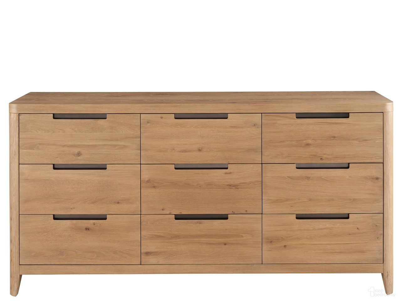 The appearance of Walker Drawer Dresser In Organic Natural Oak designed by Universal in the modern / contemporary interior design. This organic natural oak piece of furniture was selected by 1StopBedrooms from Modern Collection to add a touch of cosiness and style into your home. Sku: U352040. Material: Wood.