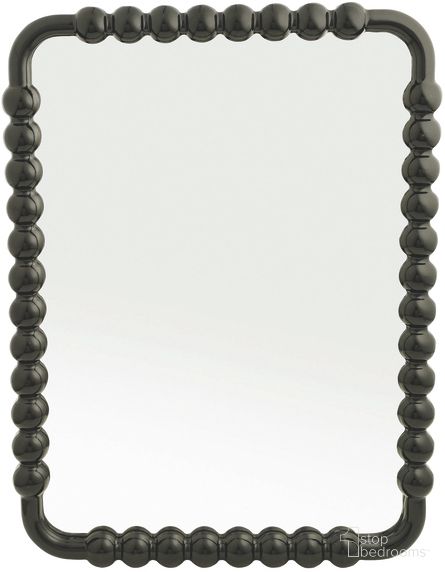The appearance of Wall Mirror with Resin Frame and Reclaimed Wood Accents In Black designed by Bloomingville in the modern / contemporary interior design. This black piece of furniture was selected by 1StopBedrooms from to add a touch of cosiness and style into your home. Sku: AH4179. Material: Resin.