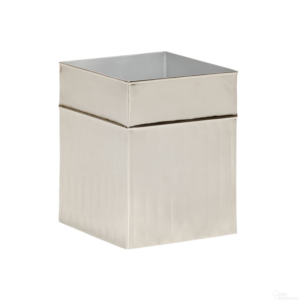 The appearance of Wallace Wastebasket In Silver designed by Wildwood in the modern / contemporary interior design. This silver piece of furniture was selected by 1StopBedrooms from Wildwood Collection to add a touch of cosiness and style into your home. Sku: 302277. Material: Aluminum.
