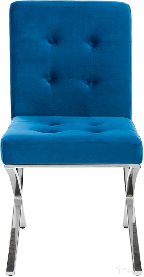 The appearance of Walsh Navy/Chrome Tufted Side Chair designed by Safavieh in the modern / contemporary interior design. This navy piece of furniture was selected by 1StopBedrooms from Walsh Collection to add a touch of cosiness and style into your home. Sku: FOX6300E. Material: Iron. Chair Type: Side Chair.