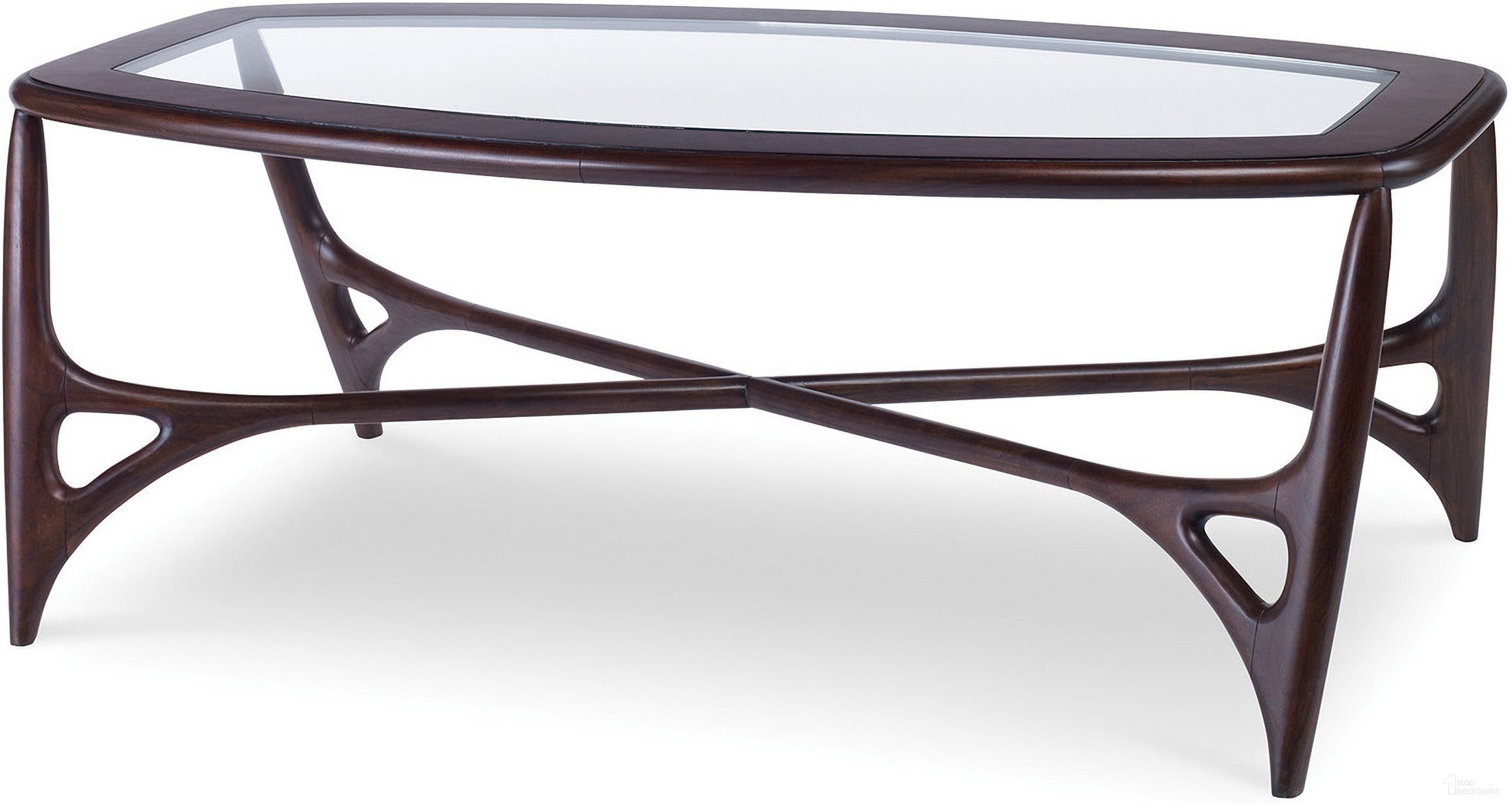 The appearance of Walt Cocktail Table In Walnut designed by Maitland-Smith in the modern / contemporary interior design. This walnut piece of furniture was selected by 1StopBedrooms from Maitland Smith Collection to add a touch of cosiness and style into your home. Sku: HM1240. Material: Walnut.