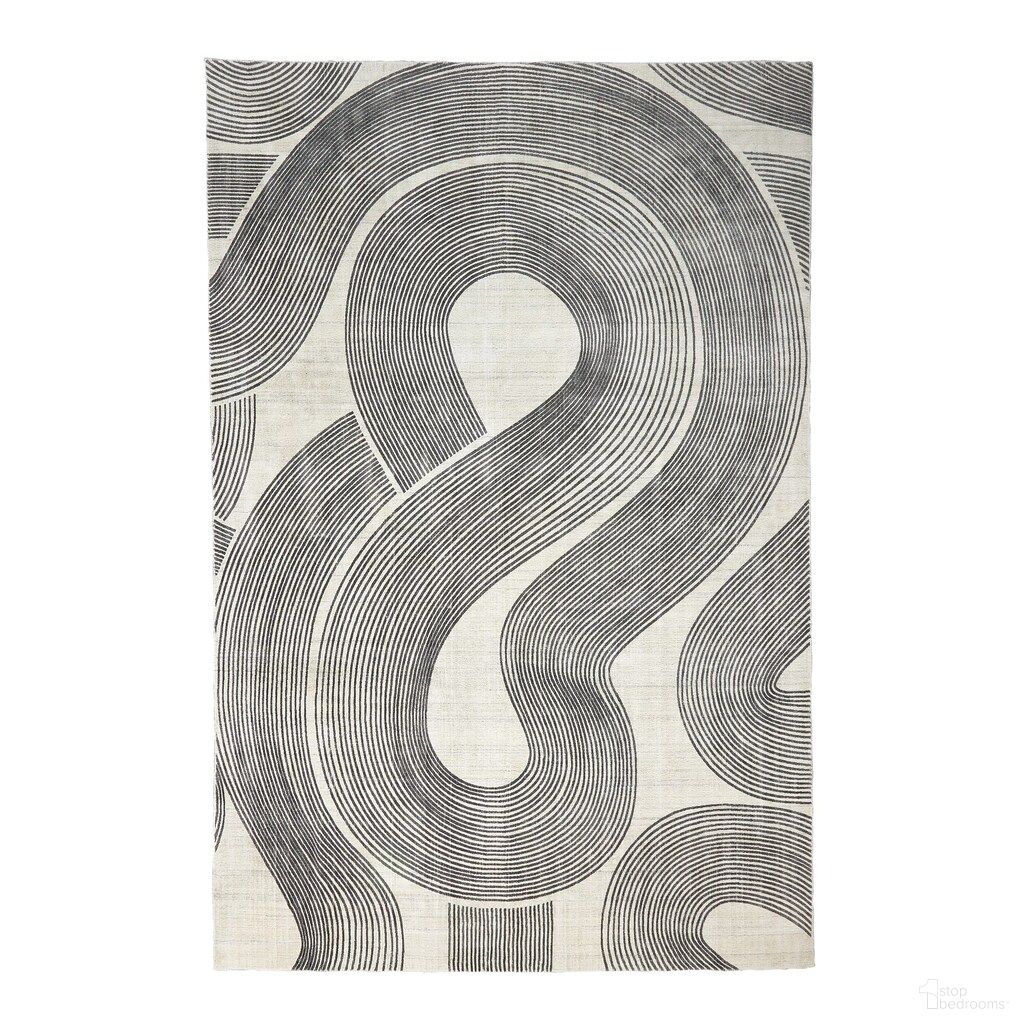 Wander 11' x 14' Rug In Cream and Charcoal
