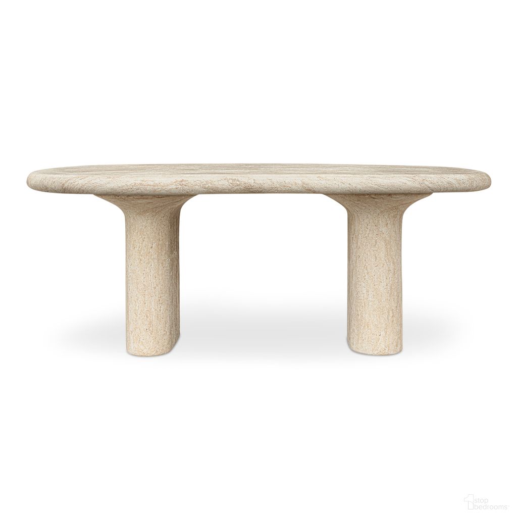 The appearance of Warby Outdoor Dining Table In Beige designed by Moes Home in the modern / contemporary interior design. This beige piece of furniture was selected by 1StopBedrooms from Warby Collection to add a touch of cosiness and style into your home. Sku: VH-1022-34-0. Table Base Style: Double Pedestal. Table Top Shape: Rectangular. Material: Cement.