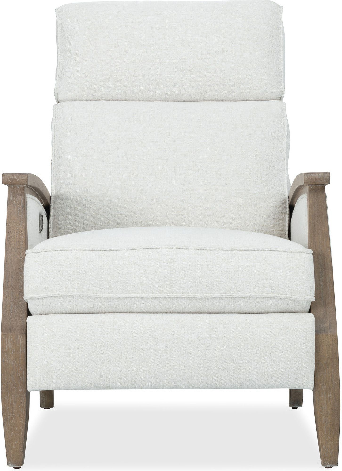The appearance of Ward Power Recliner with Power Headrest In Beige designed by Hooker in the transitional interior design. This beige piece of furniture was selected by 1StopBedrooms from Ward Collection to add a touch of cosiness and style into your home. Sku: RC848-PH-403. Material: Fabric.