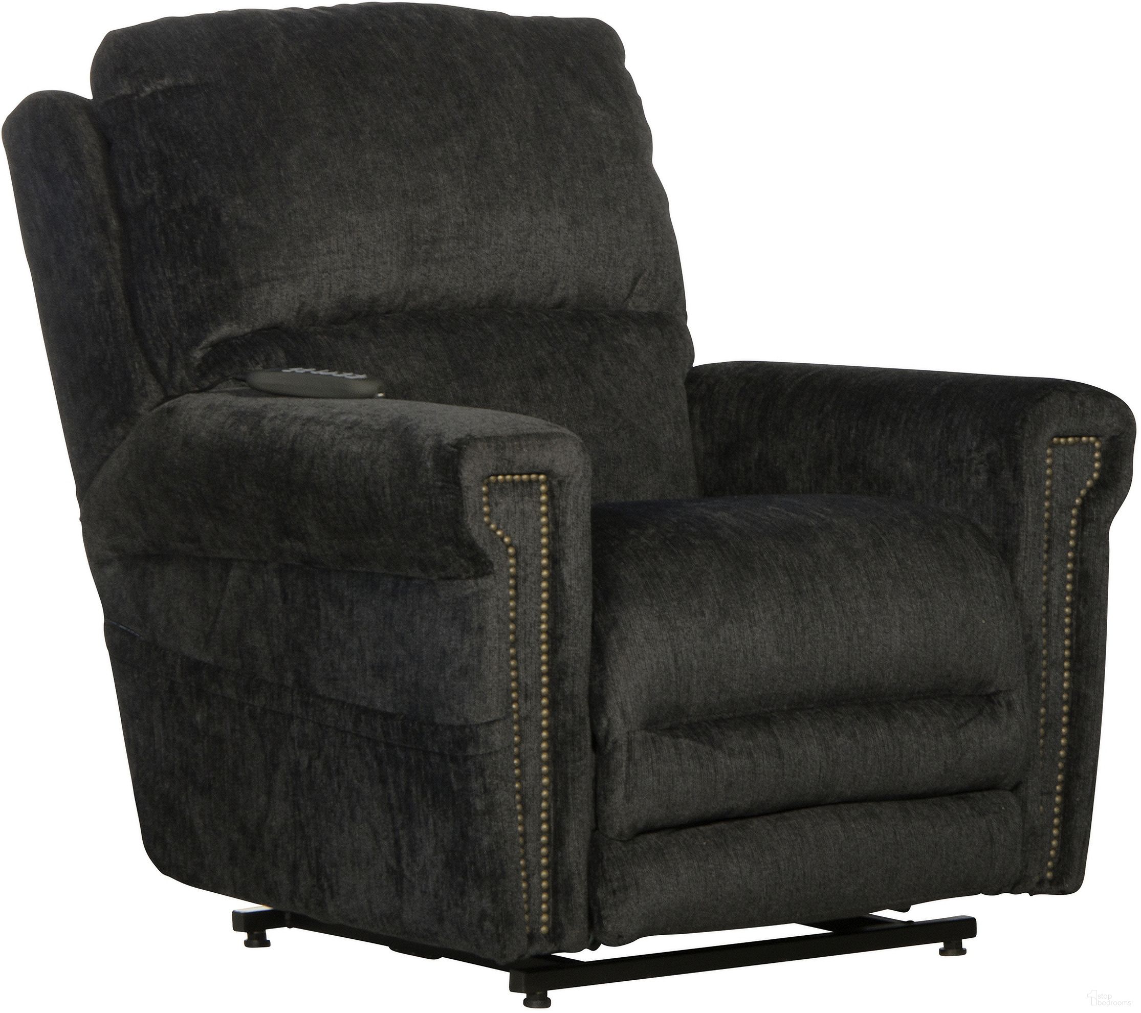 The appearance of Warner Slate Power Reclining Lift Chair With Power Headrest and Power Lumbar designed by Catnapper in the modern / contemporary interior design. This gray piece of furniture was selected by 1StopBedrooms from Warner Collection to add a touch of cosiness and style into your home. Sku: 764862172453. Material: Fabric.