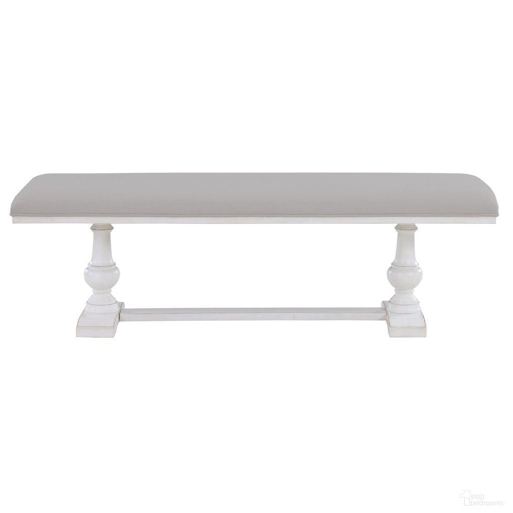 The appearance of Warren 60 Inch Upholstered Bench In White designed by Steve Silver in the modern / contemporary interior design. This white piece of furniture  was selected by 1StopBedrooms from Warren Collection to add a touch of cosiness and style into your home. Sku: WAR500WBN. Material: MDF.