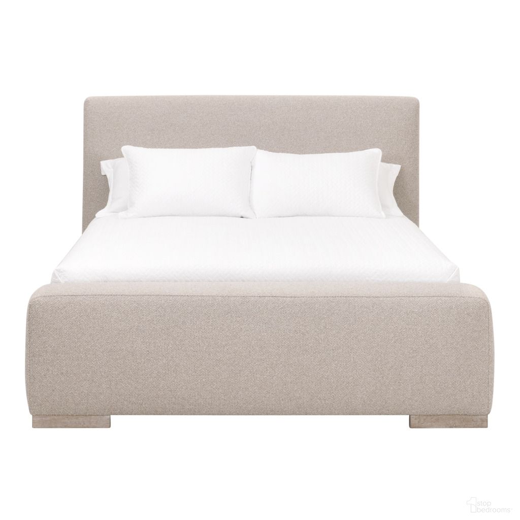 The appearance of Stitch and Hand Warren California King Bed In Jute and Natural Gray designed by Essentials For Living in the transitional interior design. This jute/natural gray piece of furniture was selected by 1StopBedrooms from Stitch & Hand Collection to add a touch of cosiness and style into your home. Sku: 7129-2.LGJUT/NG. Bed Type: Platform Bed. Bed Size: California King. Material: Oak Wood.