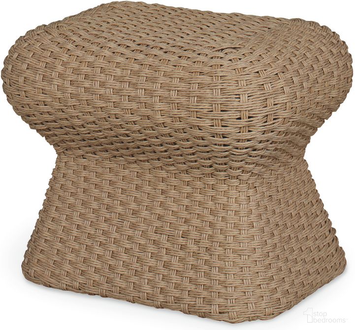 The appearance of Warren Outdoor Ottoman In Natural designed by Century Furniture in the modern / contemporary interior design. This natural piece of furniture  was selected by 1StopBedrooms from Carrier and Company Outdoor Collection to add a touch of cosiness and style into your home. Sku: C7-D89-3145. Material: Wicker.