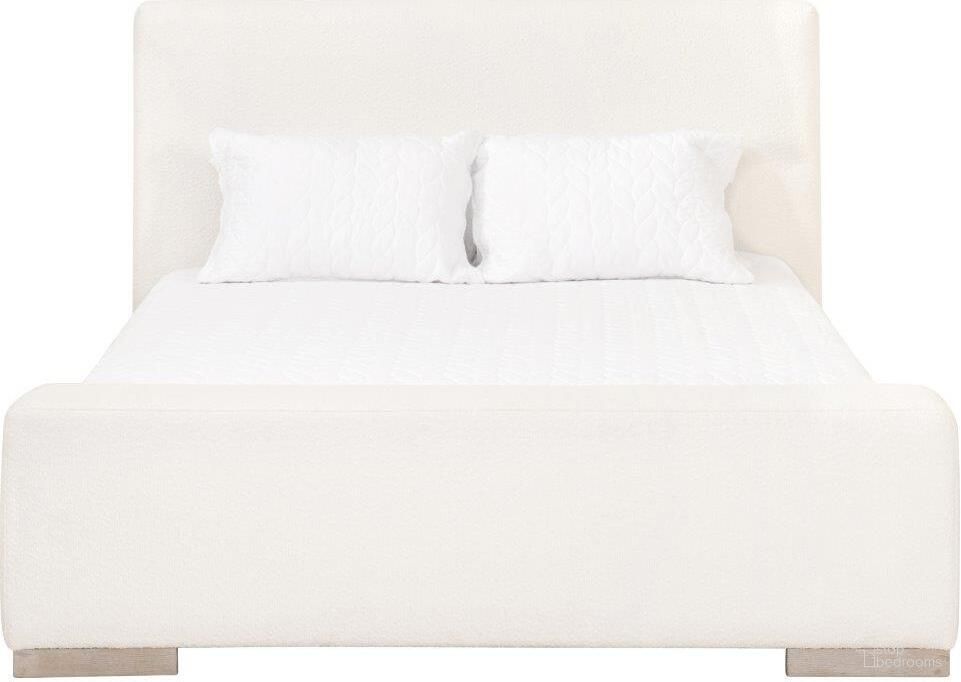 The appearance of Stitch and Hand Warren Queen Bed In Snow and Natural Gray designed by Essentials For Living in the transitional interior design. This snow/natural gray piece of furniture was selected by 1StopBedrooms from Stitch & Hand Collection to add a touch of cosiness and style into your home. Sku: 7129-1.BOU-SNO/NG. Bed Type: Platform Bed. Bed Size: Queen. Material: Oak Wood.