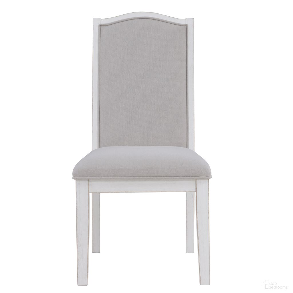 The appearance of Warren Side Chair Set of 2 In White designed by Steve Silver in the rustic / southwestern interior design. This white piece of furniture was selected by 1StopBedrooms from Warren Collection to add a touch of cosiness and style into your home. Sku: WAR500WS. Material: MDF. Chair Type: Side Chair.