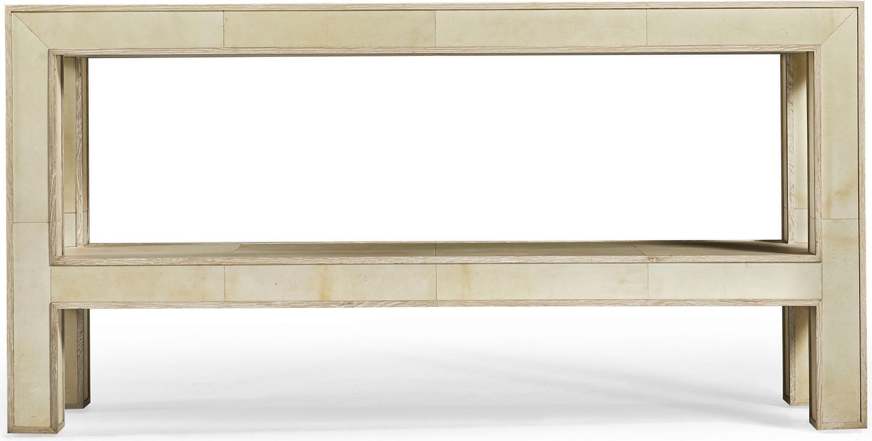 The appearance of Water Hydra Console Table In Parchment Oak designed by Jonathan Charles in the modern / contemporary interior design. This parchment oak piece of furniture  was selected by 1StopBedrooms from Water Collection to add a touch of cosiness and style into your home. Sku: 001-3-100-PMO. Material: Oak.