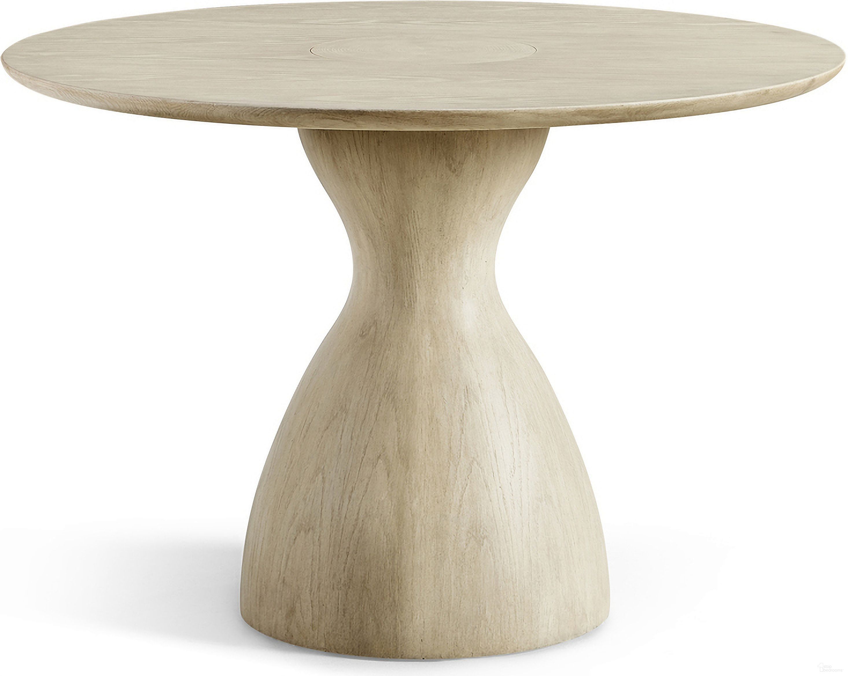 The appearance of Water Seamount Oak Pedestal Table In Beige designed by Jonathan Charles in the modern / contemporary interior design. This beige piece of furniture was selected by 1StopBedrooms from Water Collection to add a touch of cosiness and style into your home. Sku: 001-2-D00-WWO. Table Base Style: Pedestal. Table Top Shape: Round. Material: Wood. Size: 44".