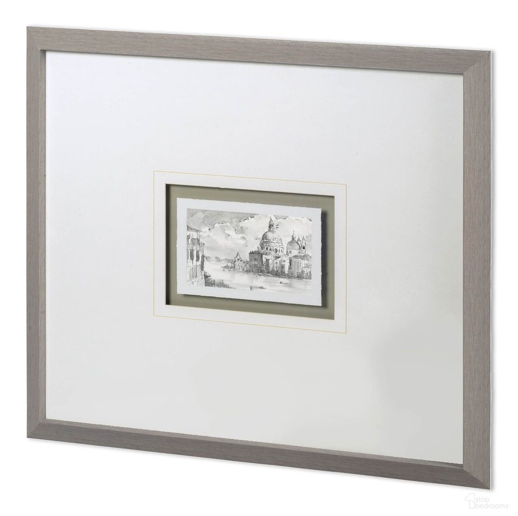 Water Side II Framed Wall Art In Black and White