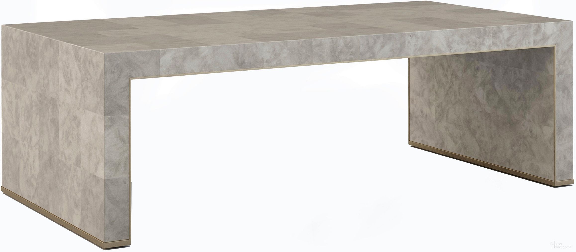 The appearance of Water Surge Madrona Burl Cocktail Table In Beige designed by Jonathan Charles in the modern / contemporary interior design. This beige piece of furniture  was selected by 1StopBedrooms from Water Collection to add a touch of cosiness and style into your home. Sku: 001-3-AL0-MDL. Material: Wood.