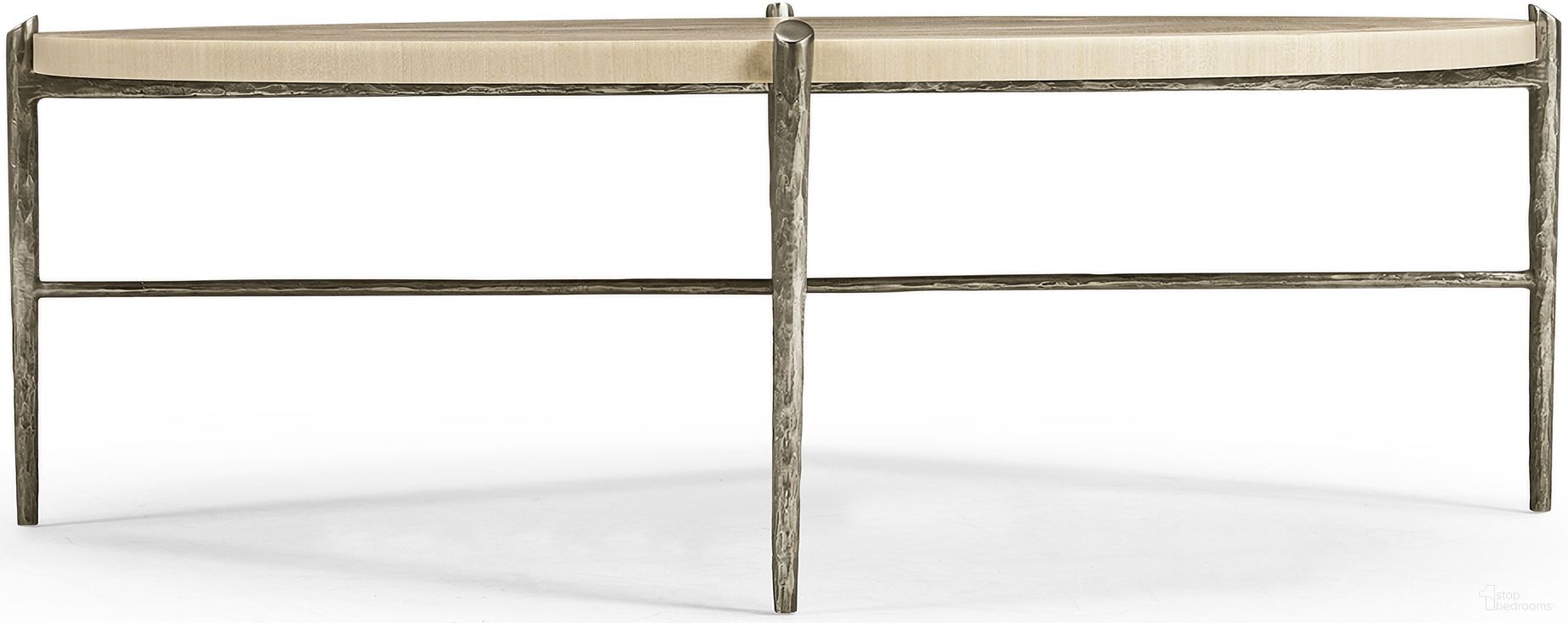 The appearance of Water Tidepool Round Cocktail Table In Natural Dyed Koto designed by Jonathan Charles in the modern / contemporary interior design. This natural dyed koto piece of furniture  was selected by 1StopBedrooms from Water Collection to add a touch of cosiness and style into your home. Sku: 001-3-DL0-NLS. Material: Veneer.