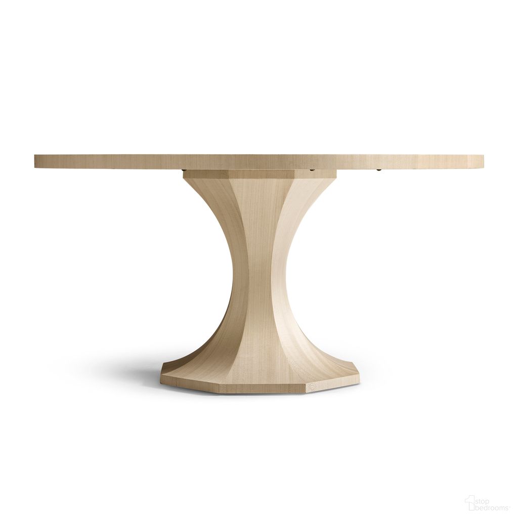 The appearance of Water Tidepool Round Dining Table In Natural Dyed Koto designed by Jonathan Charles in the modern / contemporary interior design. This natural dyed koto piece of furniture  was selected by 1StopBedrooms from Water Collection to add a touch of cosiness and style into your home. Sku: 001-2-D00-NLS-BS;001-2-D00-NLS-TP. Size: 60". Material: Veneer.