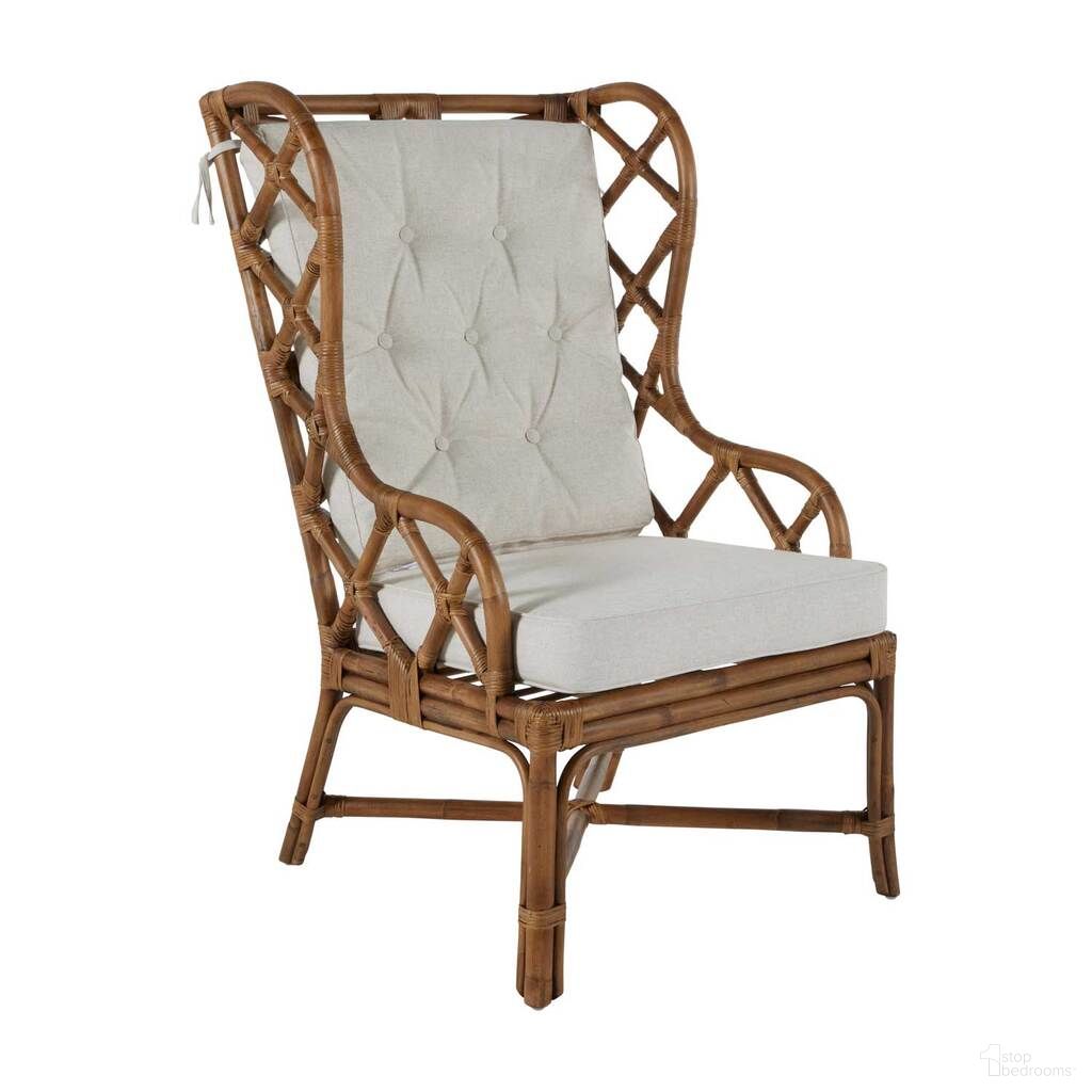 The appearance of Watson Chair In Antique Rattan and Cream designed by Gabby in the transitional interior design. This antique rattan/cream piece of furniture was selected by 1StopBedrooms from Watson Collection to add a touch of cosiness and style into your home. Sku: SCH-150185. Material: Rattan. Chair Type: Arm Chair.