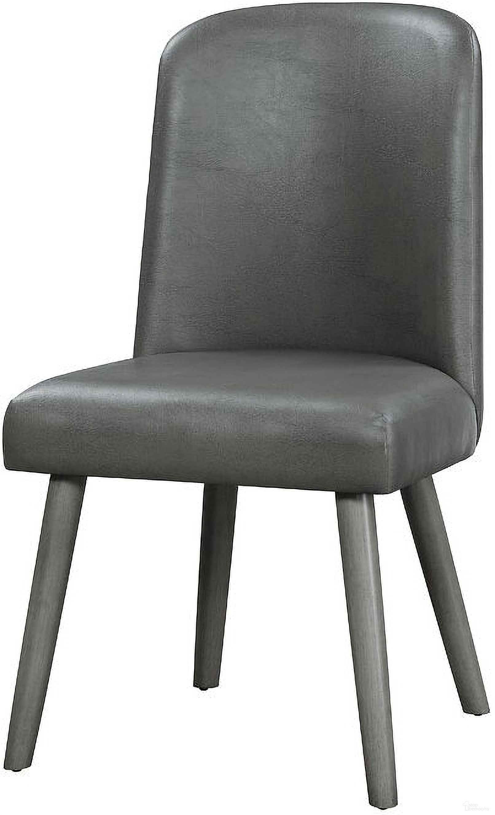 The appearance of Waylon Side Chair (Set of 2) designed by ACME in the transitional interior design. This gray oak piece of furniture was selected by 1StopBedrooms from Waylon Collection to add a touch of cosiness and style into your home. Sku: 72202. Material: Wood. Chair Type: Side Chair.