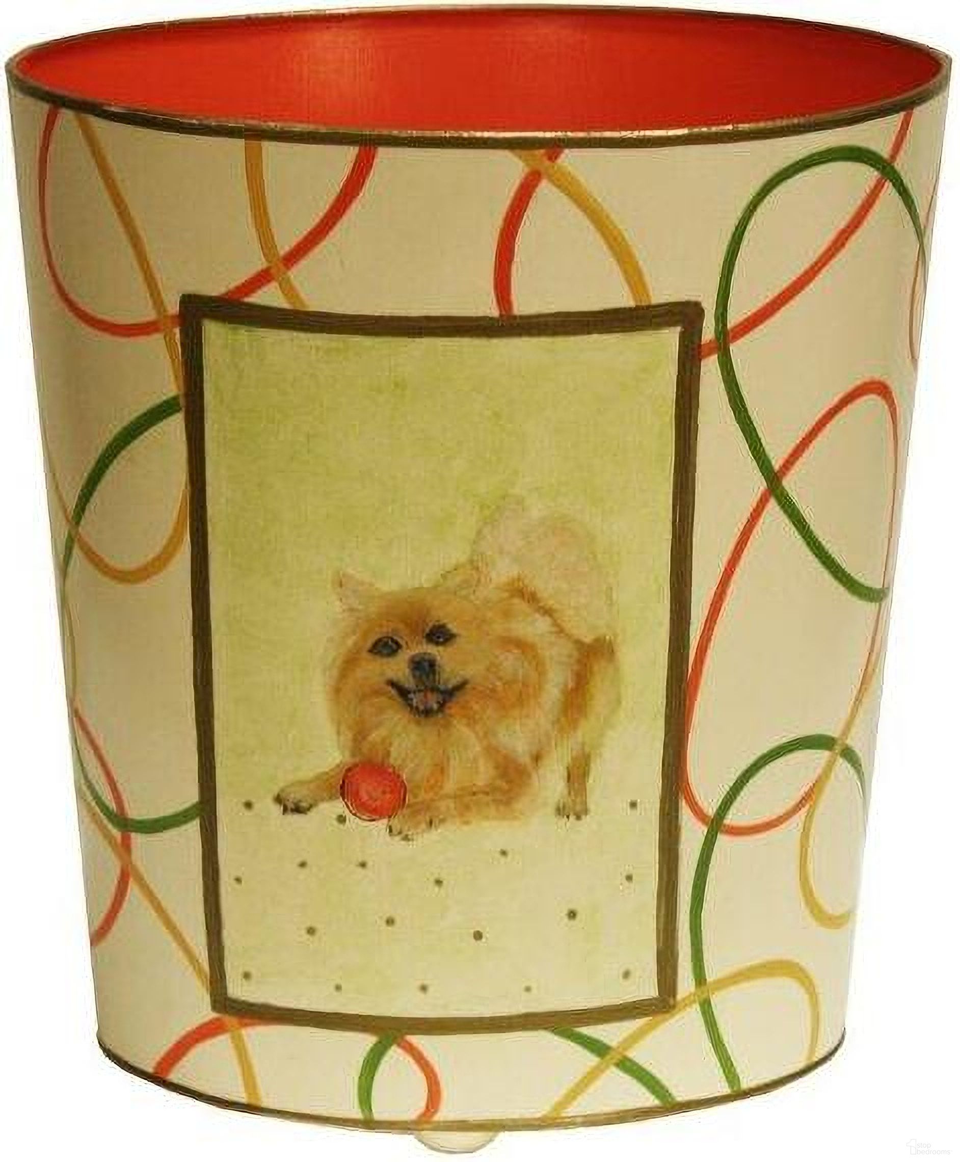 Wbpomeranian Pomeranian Wastebasket