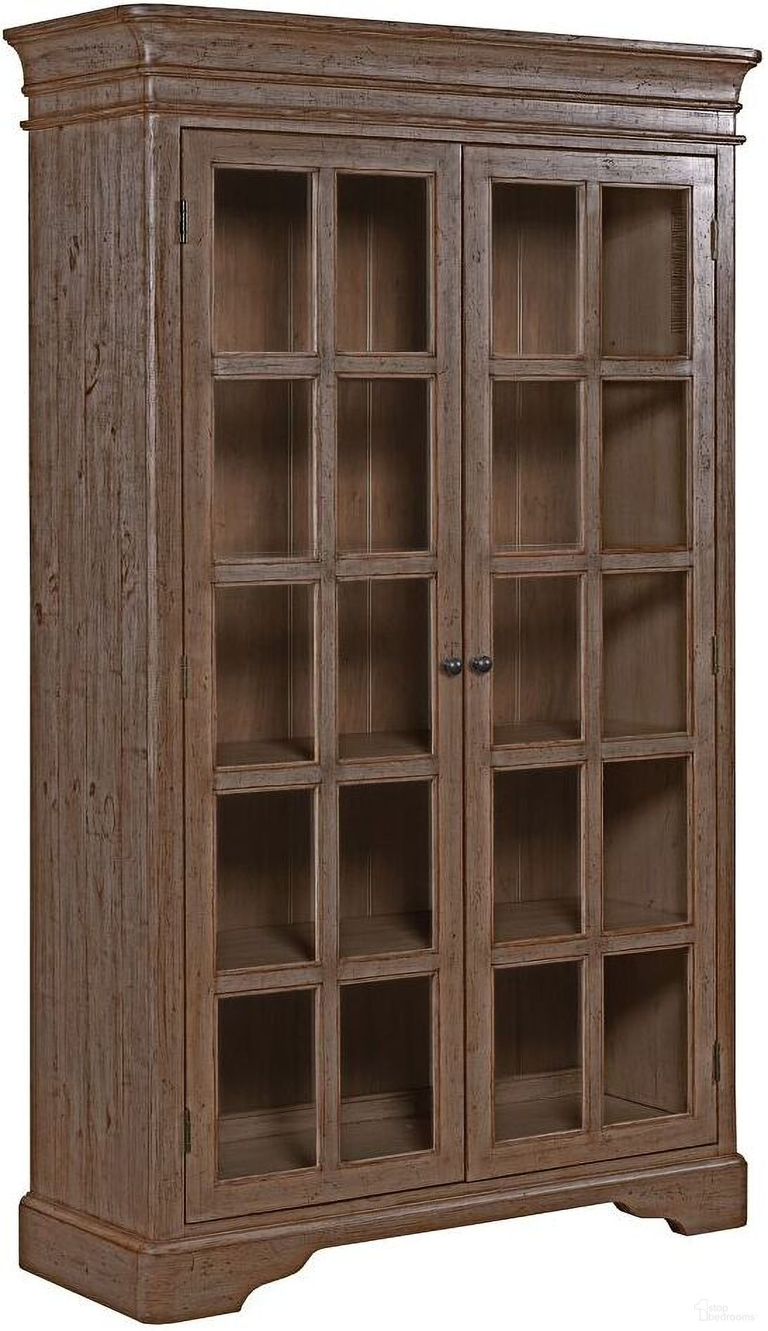 The appearance of Weatherford - Heather Clifton China Cabinet designed by Kincaid in the modern / contemporary interior design. This brown piece of furniture  was selected by 1StopBedrooms from Weatherford Collection to add a touch of cosiness and style into your home. Sku: 76-080. Material: Wood.