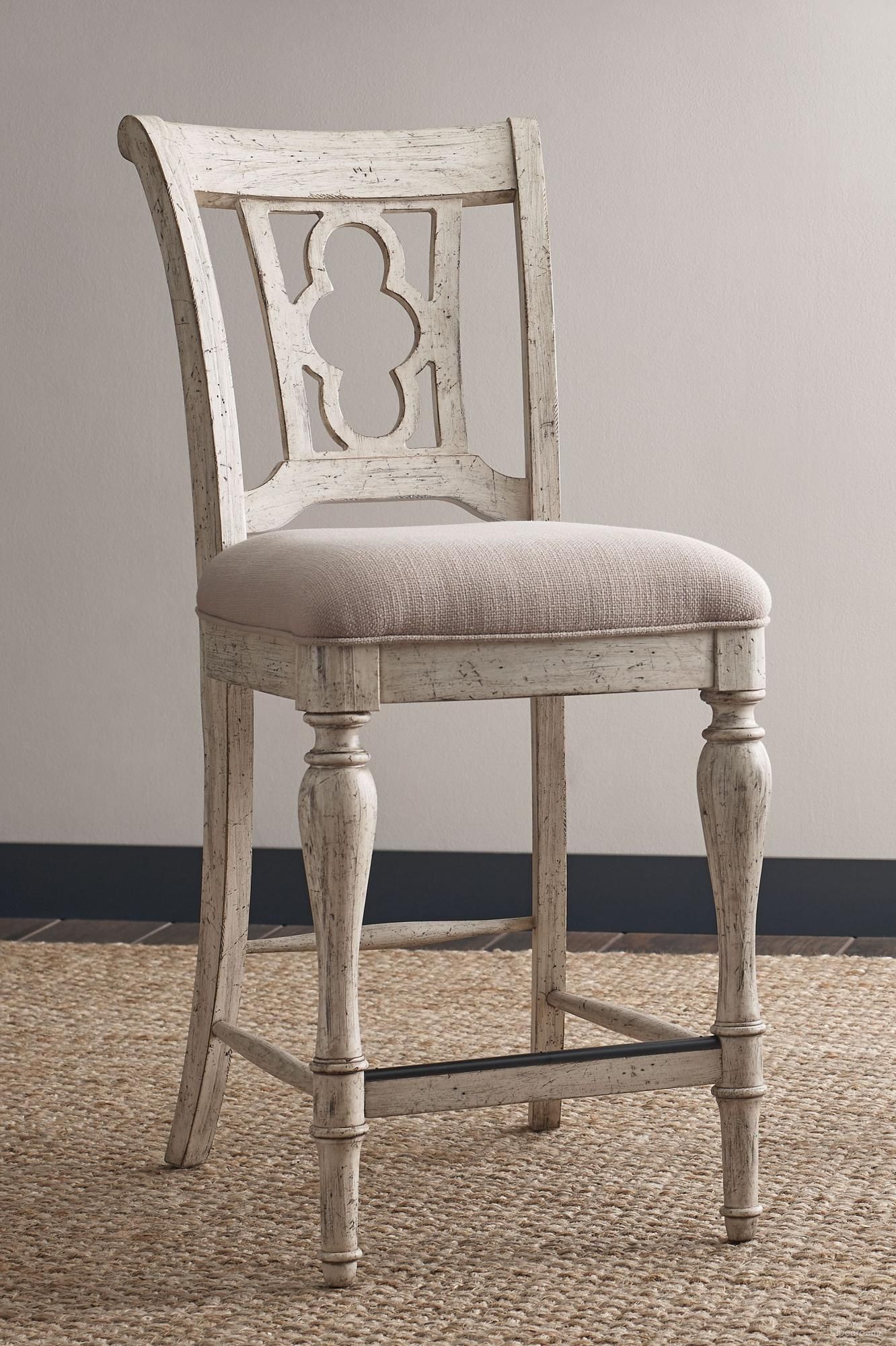 Weatherford Kendal Counter Height Side Chair Set of 2 In Cornsilk