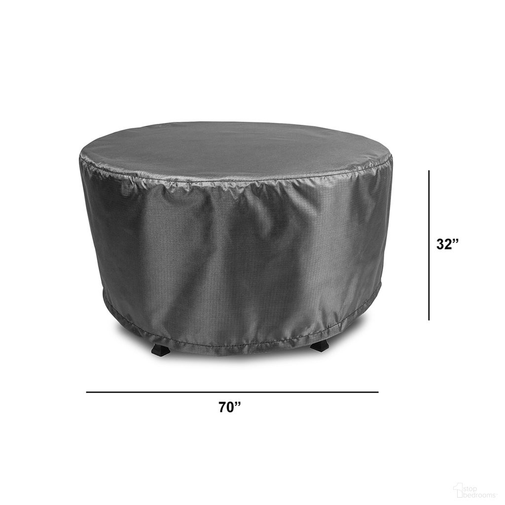 WeatherX Cover For 70 Inch Round Dining Set In Gray