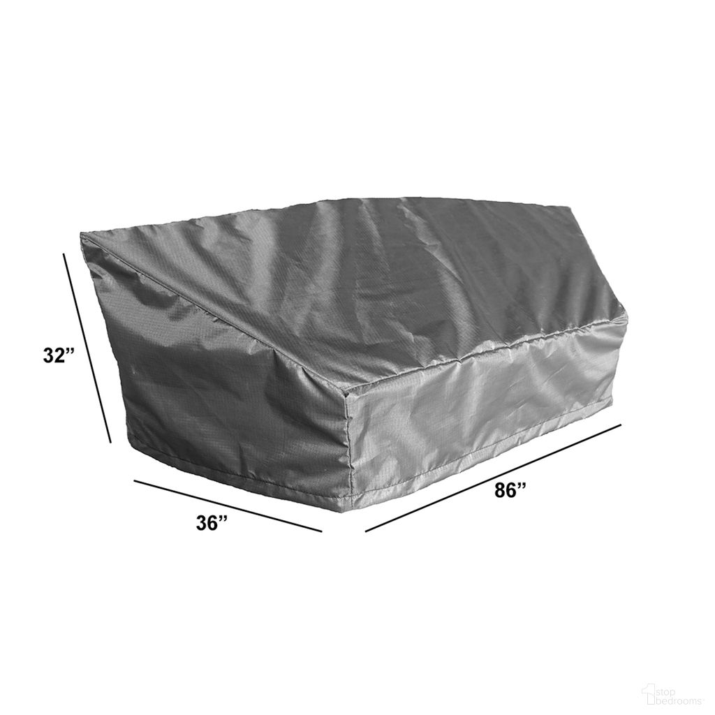 WeatherX Cover For Curve Loveseat In Gray