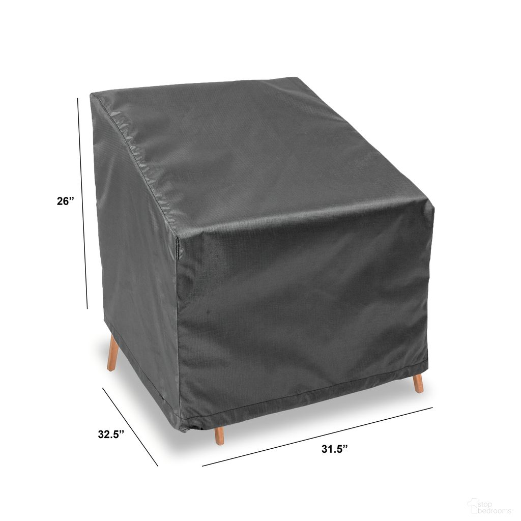 WeatherX Cover for Medium Club Chair In Gray