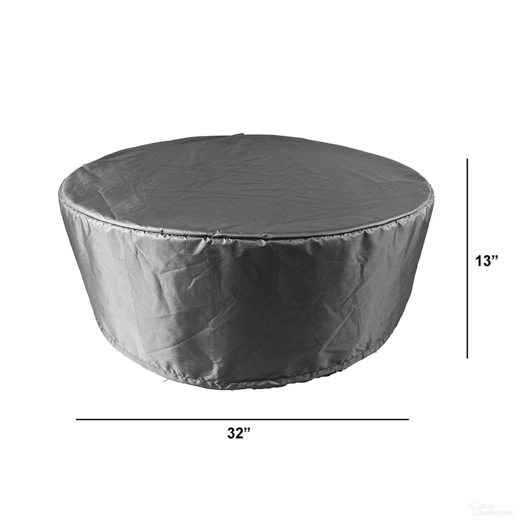 WeatherX Cover For Round Coffee Table In Gray