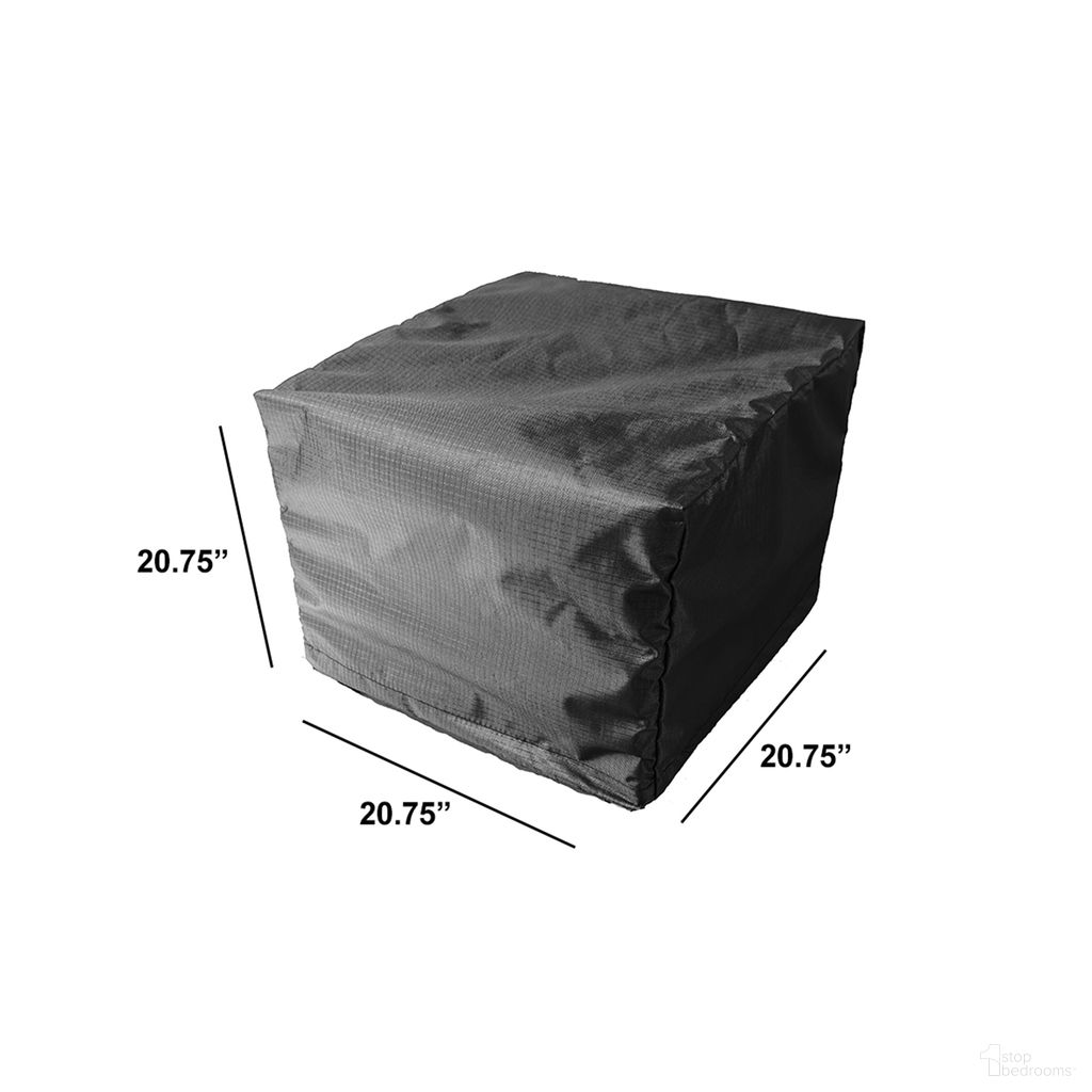 WeatherX Cover For Square End Table In Gray