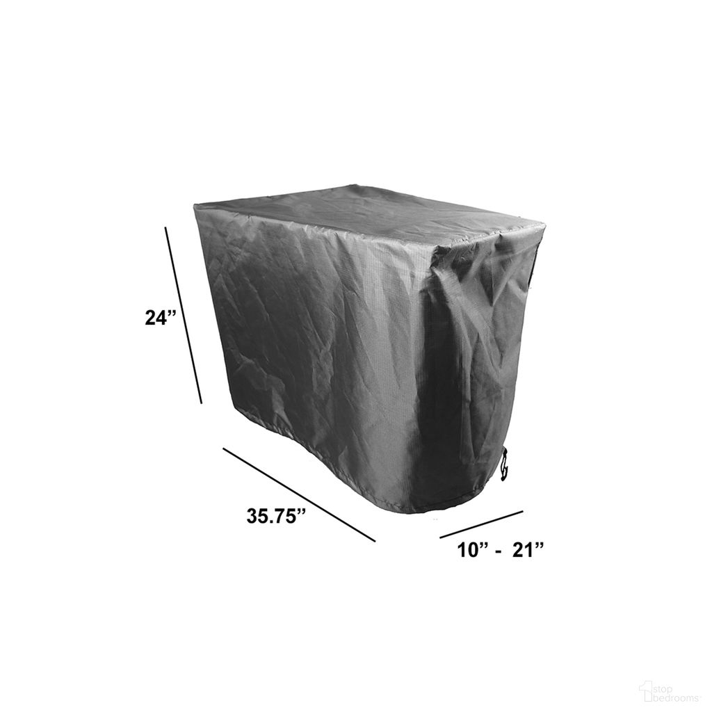 WeatherX Cover For Wedge End Table In Gray