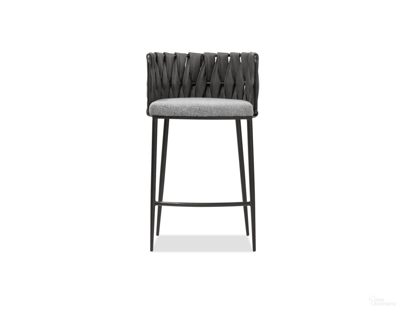 The appearance of Weaver Counter Stool Black Powder Coated Steel Base In Sauvage and Concrete designed by Mobital in the modern / contemporary interior design. This sauvage and concrete piece of furniture was selected by 1StopBedrooms from Weaver Collection to add a touch of cosiness and style into your home. Sku: DCS-WEAV-SACO-PCBLA. Material: Metal.