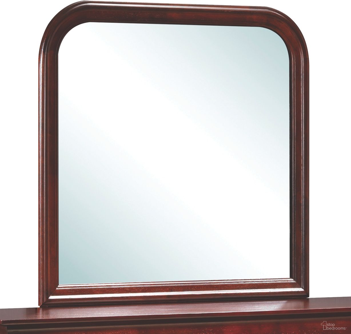 The appearance of Glory Furniture G3100 Mirror in Cherry designed by Glory in the traditional interior design. This cherry piece of furniture  was selected by 1StopBedrooms from G3100 Collection to add a touch of cosiness and style into your home. Sku: G3100-M-Mirror. Material: Glass.