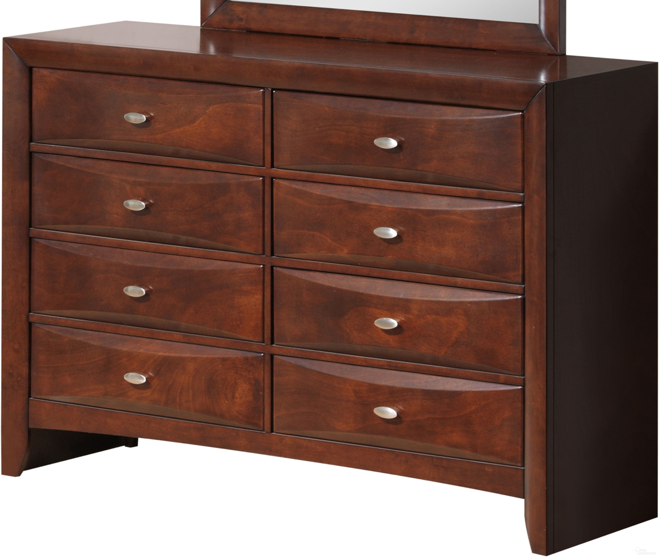The appearance of Global Furniture Linda 8 Drawer Dresser in Merlot designed by Global Furniture USA in the modern / contemporary interior design. This brown piece of furniture was selected by 1StopBedrooms from Linda Collection to add a touch of cosiness and style into your home. Sku: LINDA(FD0011B)-M-D (M). Material: Wood.