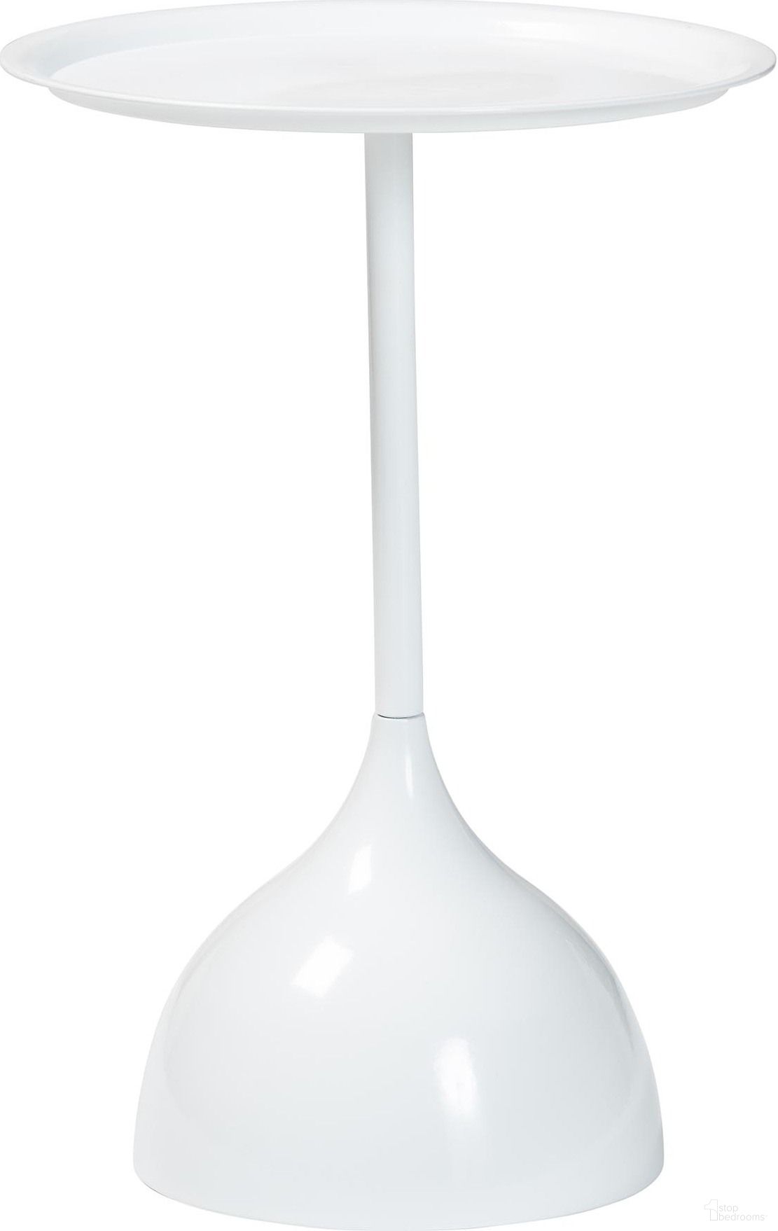 The appearance of Webb Metal Round Pedestal Side Table In White designed by Baxton Studio in the modern / contemporary interior design. This white piece of furniture was selected by 1StopBedrooms from Webb Collection to add a touch of cosiness and style into your home. Sku: H01-132670A-White/Metal-Side Table. Material: Metal.
