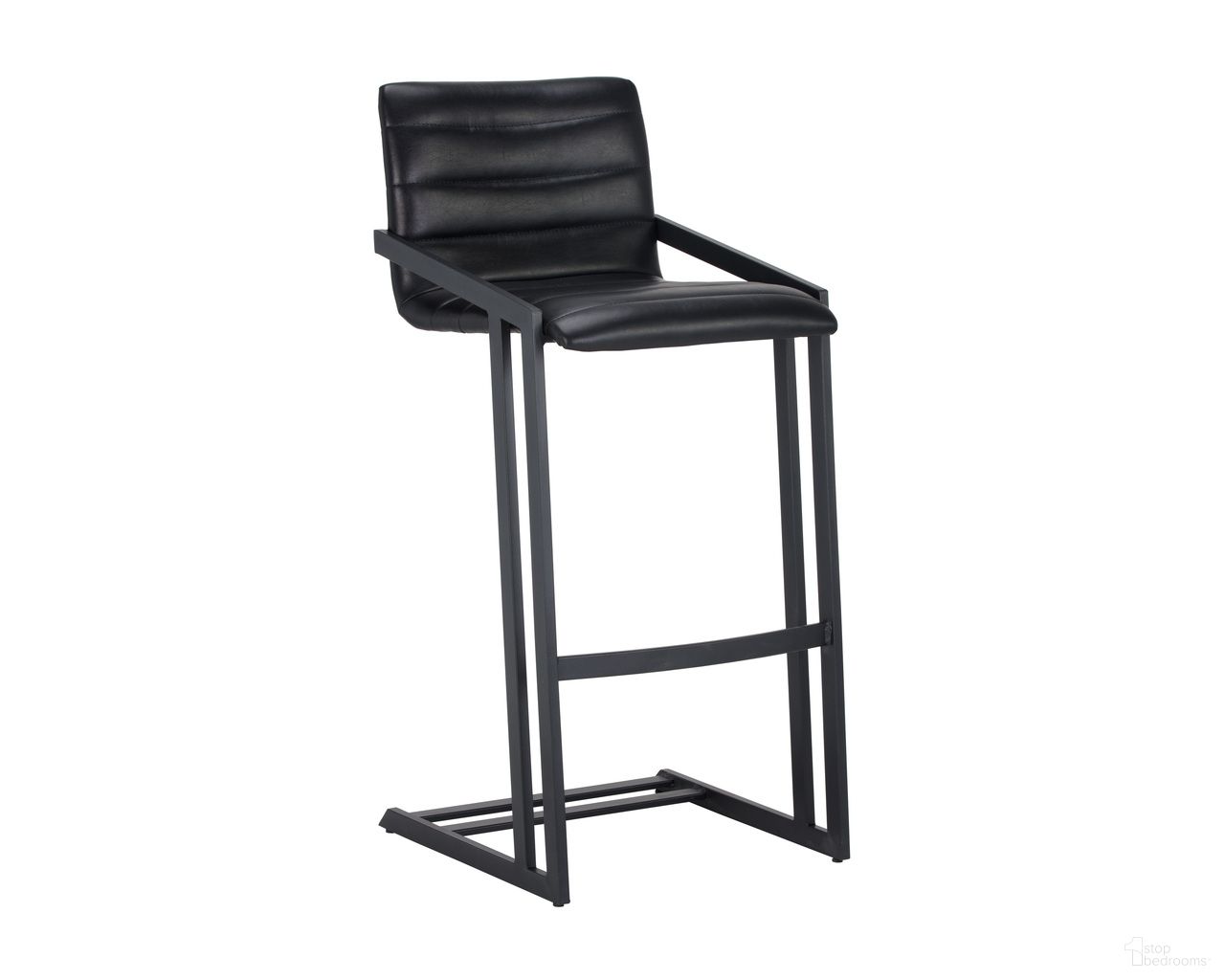 Webber Barstool Set of 2 In Cantina Black