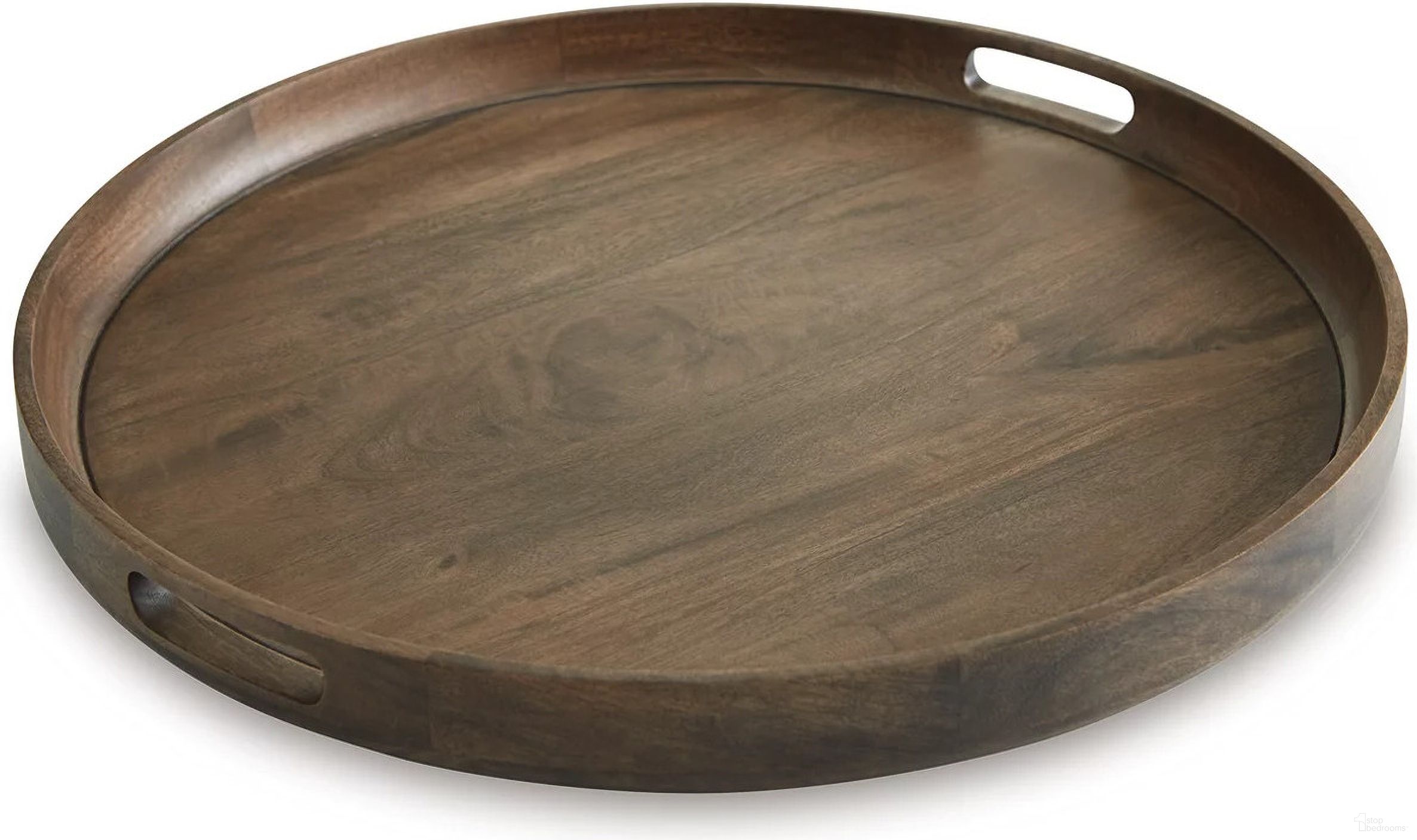 The appearance of Webbworth Tray In Brown and Gray designed by Signature Design by Ashley in the transitional interior design. This brown and gray piece of furniture was selected by 1StopBedrooms from Webbworth Collection to add a touch of cosiness and style into your home. Sku: A2000675. Material: Wood.