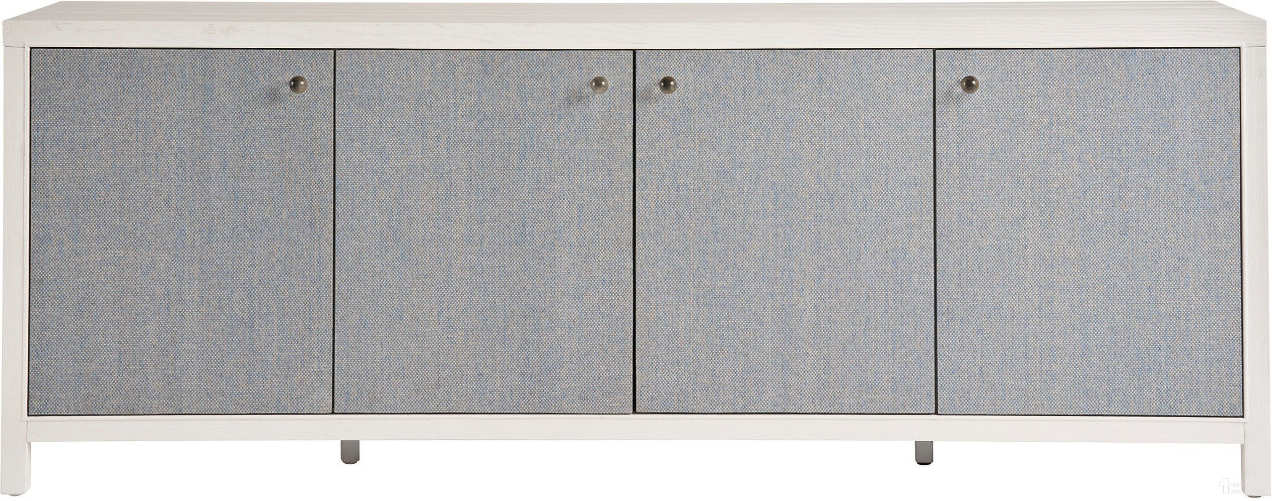 The appearance of Weekender Captiva Credenza In White and Blue designed by Universal in the modern / contemporary interior design. This white and blue piece of furniture was selected by 1StopBedrooms from Weekender Collection to add a touch of cosiness and style into your home. Sku: U330A966. Material: Wood.
