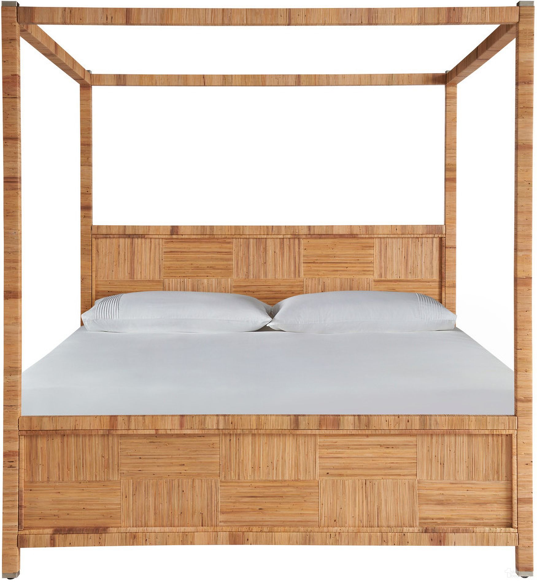 The appearance of Weekender Chatham King Poster Bed In Natural Rattan designed by Universal in the modern / contemporary interior design. This natural rattan piece of furniture was selected by 1StopBedrooms from Weekender Collection to add a touch of cosiness and style into your home. Sku: U330290B. Bed Type: Poster Bed. Material: Wood. Bed Size: King.