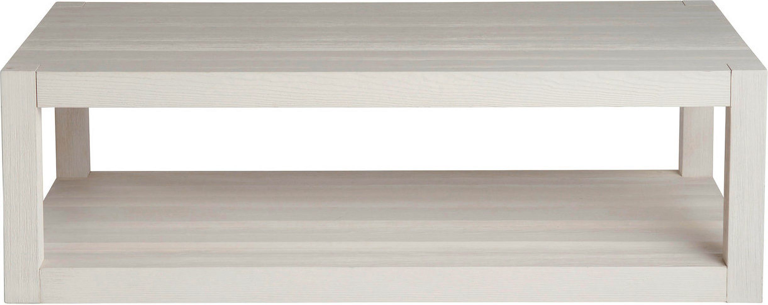 The appearance of Weekender Hermosa Cocktail Table In White Sand designed by Universal in the modern / contemporary interior design. This white sand piece of furniture was selected by 1StopBedrooms from Weekender Collection to add a touch of cosiness and style into your home. Sku: U330A829. Material: Wood.